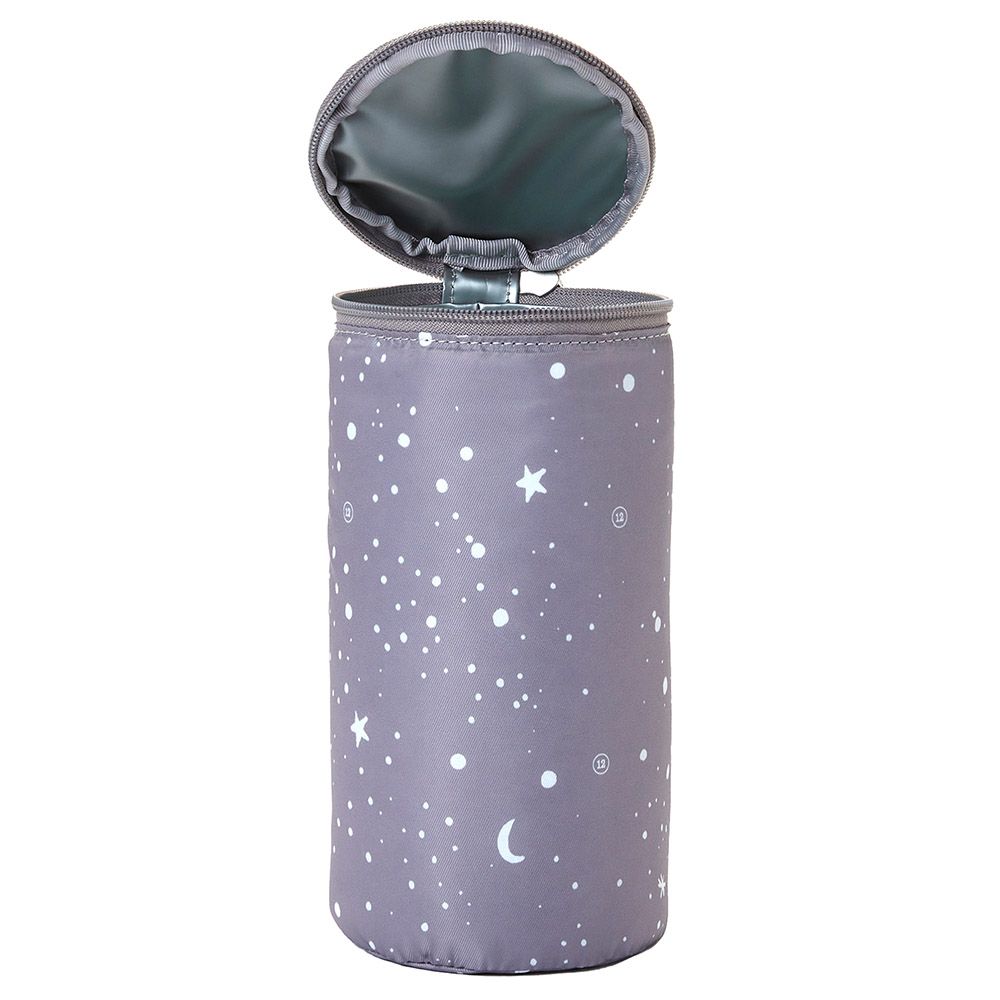 TWELVElittle - Travel Insulated Bottle Pouch-Star Grey