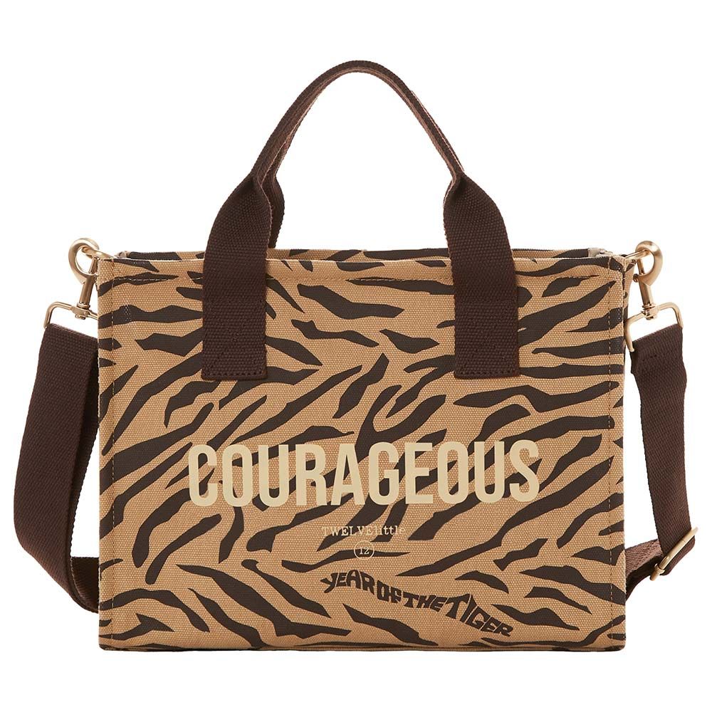 TWELVElittle - Courageous Tote - Tiger Print