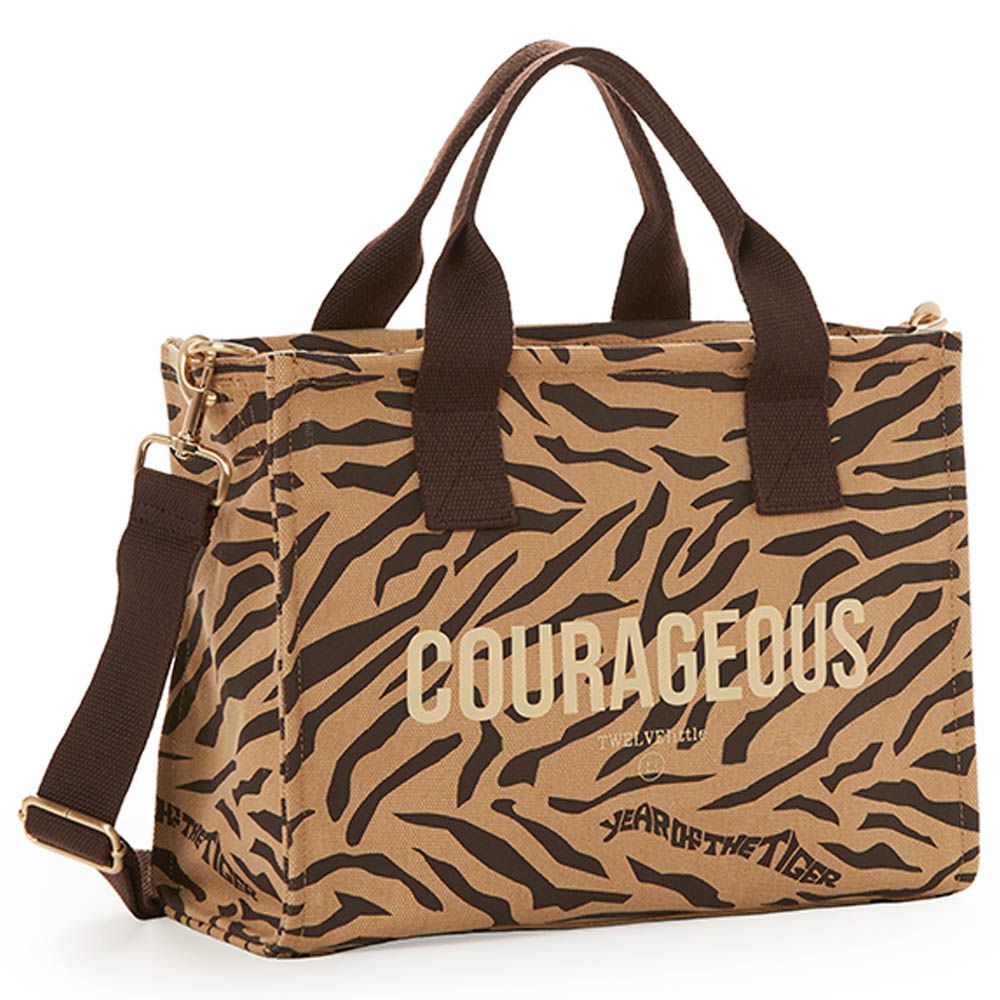 TWELVElittle - Courageous Tote - Tiger Print