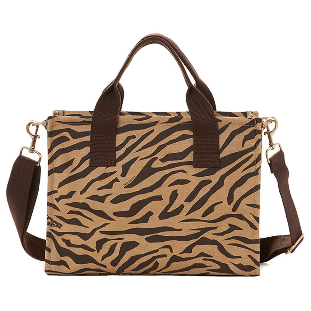 TWELVElittle - Courageous Tote - Tiger Print