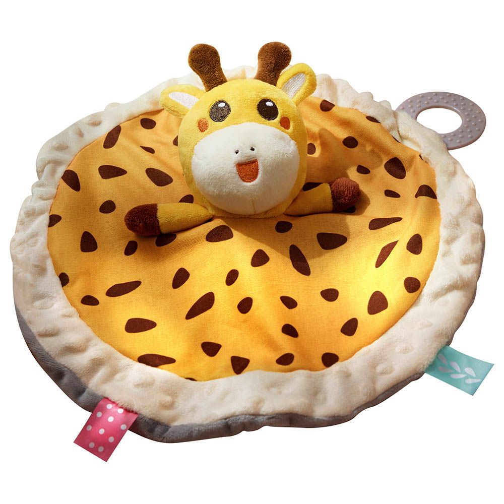 Tumama - Security Blanket Crib Toy w/ Teether - Yellow Giraffe