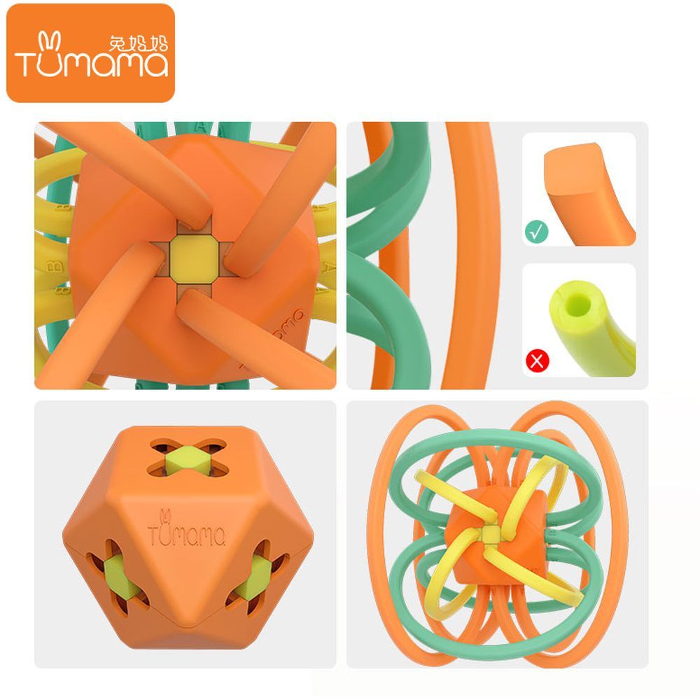 Tumama - Baby Sensory Rattle Teether Ball