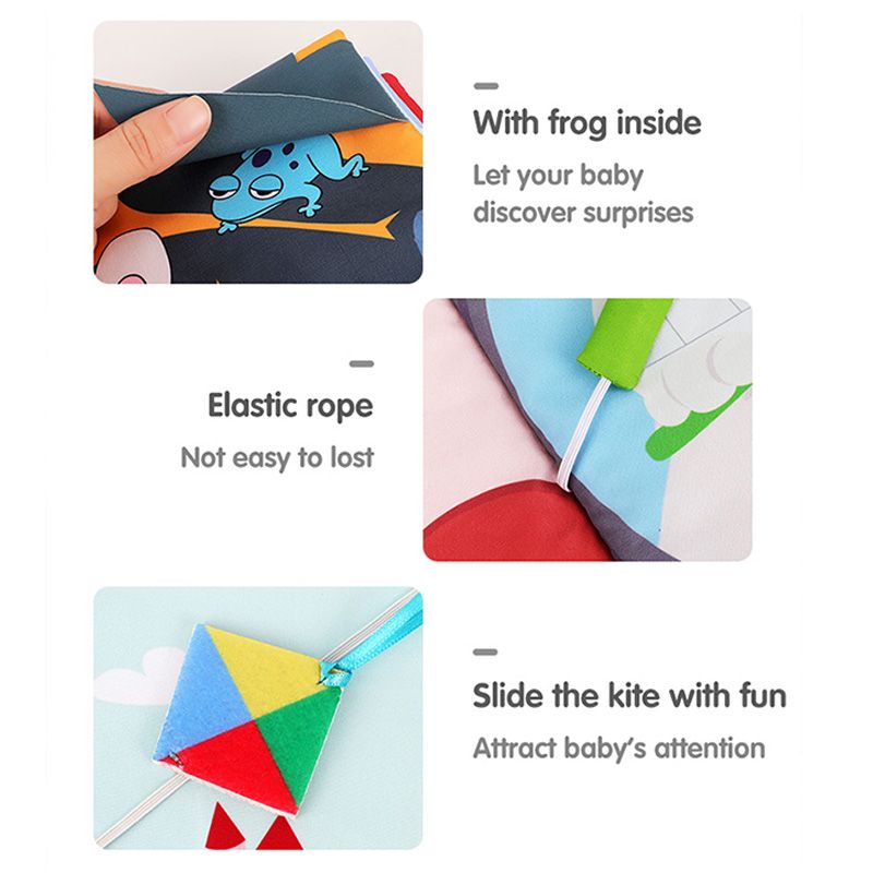 Tumama - Baby Sensory 3D Activity Cloth Book - Daily Life