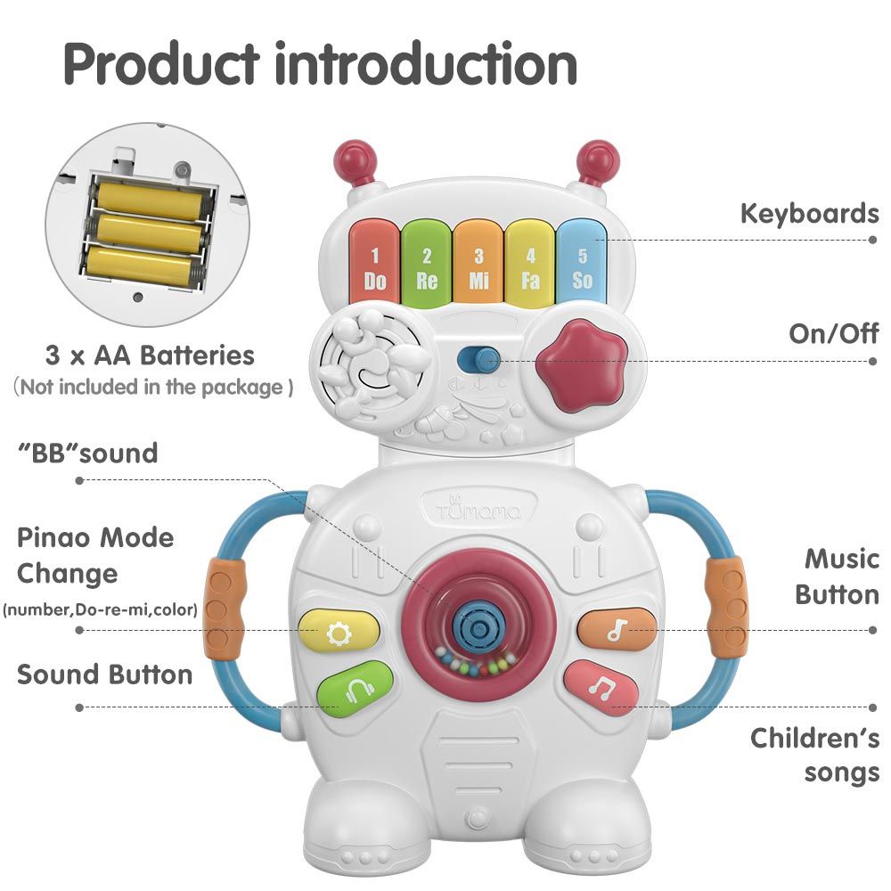 Tumama - Electronic Toy Robot Piano