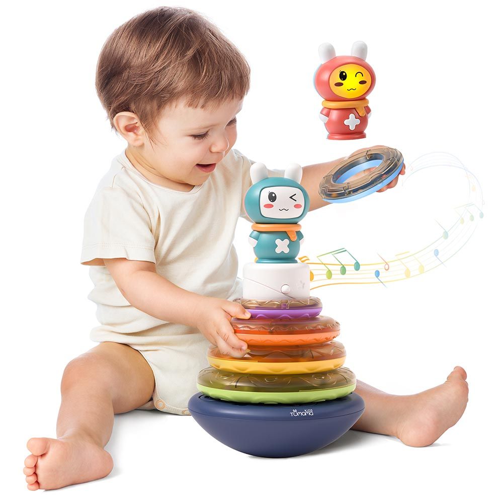 Tumama - Roly-Poly Stacking Rings Tower Tumbler Toy