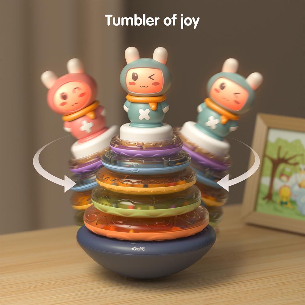 Tumama - Roly-Poly Stacking Rings Tower Tumbler Toy