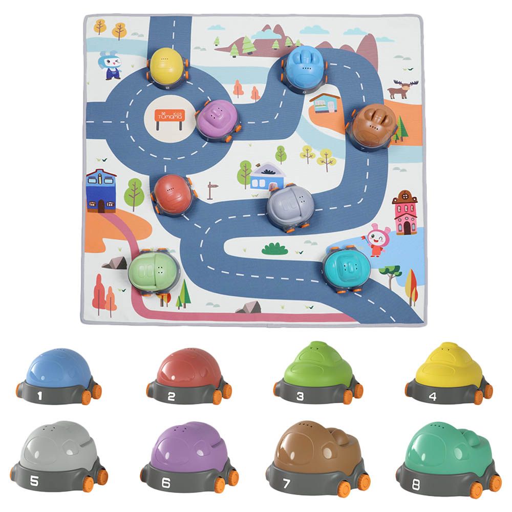 Tumama - Stacking Cars Toy With Play Mat