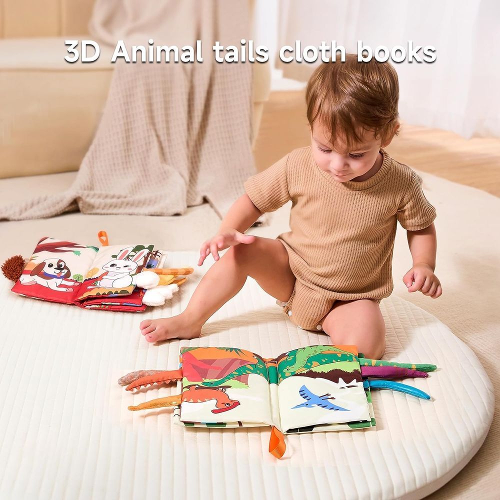 Tumama - Kids Tail Cloth Book - Dinosaur