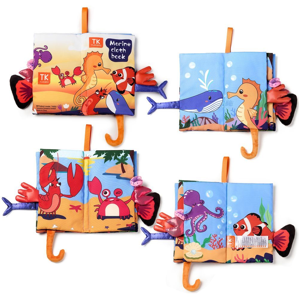 Tumama - Kids Tail Cloth Book - Marine Life