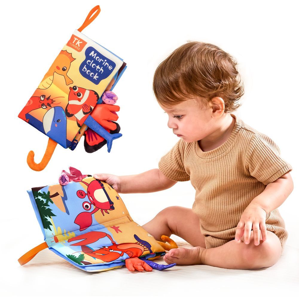 Tumama - Kids Tail Cloth Book - Marine Life