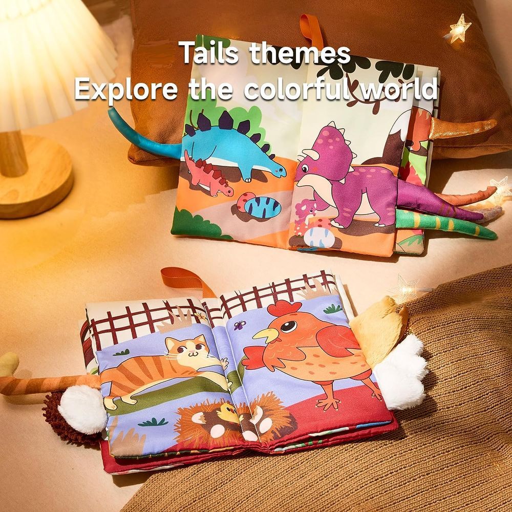 Tumama - Kids Tail Cloth Book - Animals