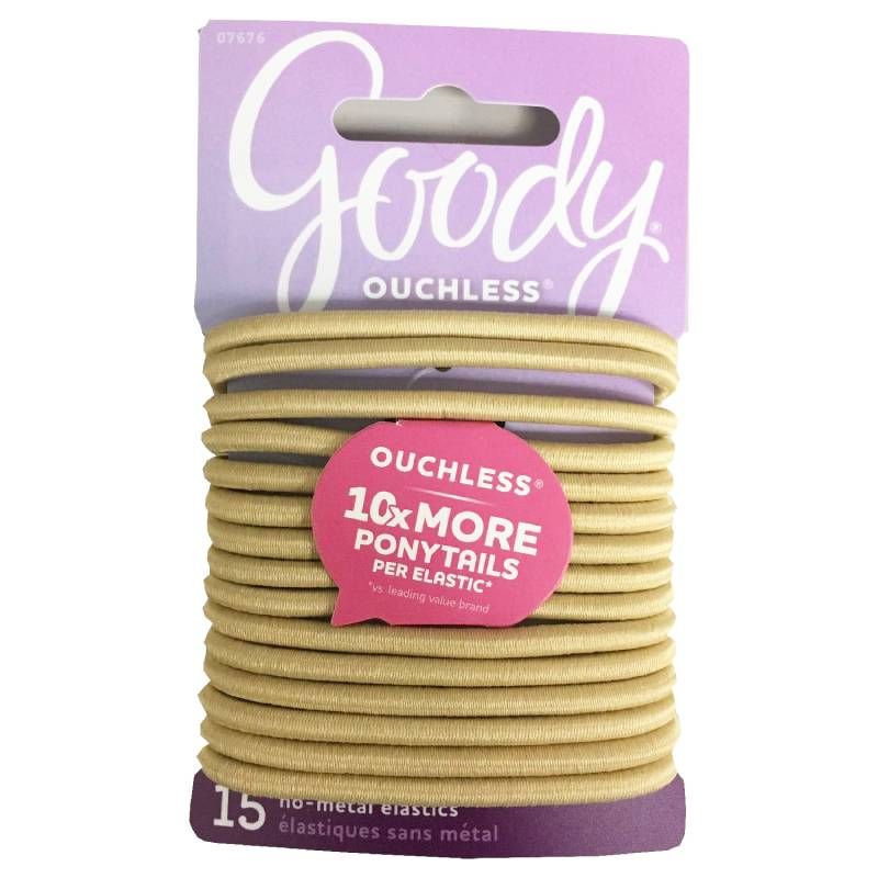 Goody - Ouchless Braided Elastics Blonde 15 Clip