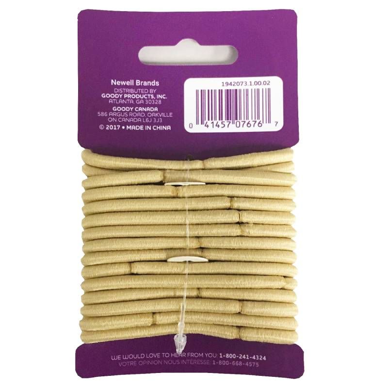 Goody - Ouchless Braided Elastics Blonde 15 Clip