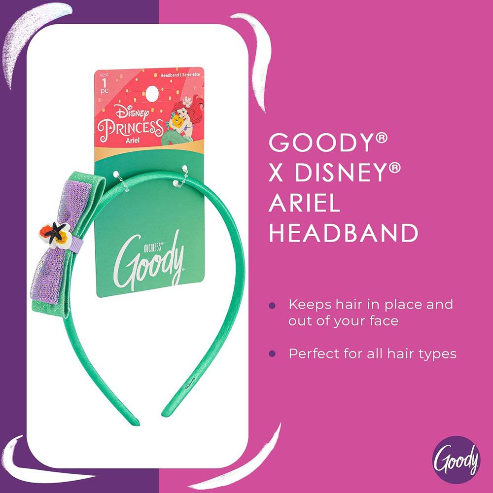 Goody - Disney Princess Ariel Headband - Green