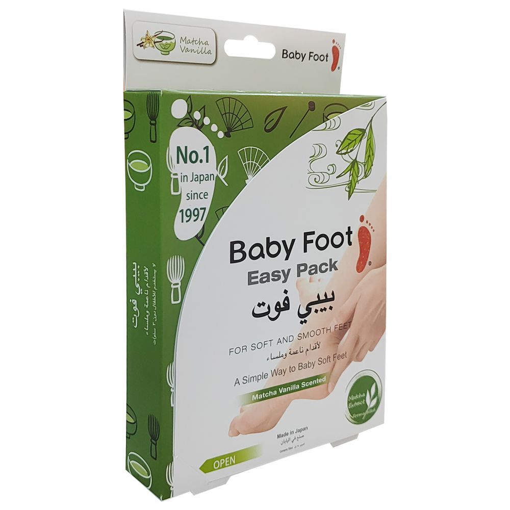 Baby Foot - Easy Foot Pack - Matcha Vanilla Scented