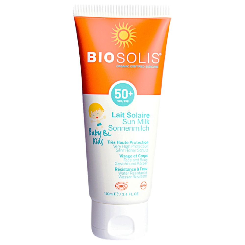 BIOSOLIS - Organic Sun Milk "Baby & Kids" SPF 50+ - 100ml