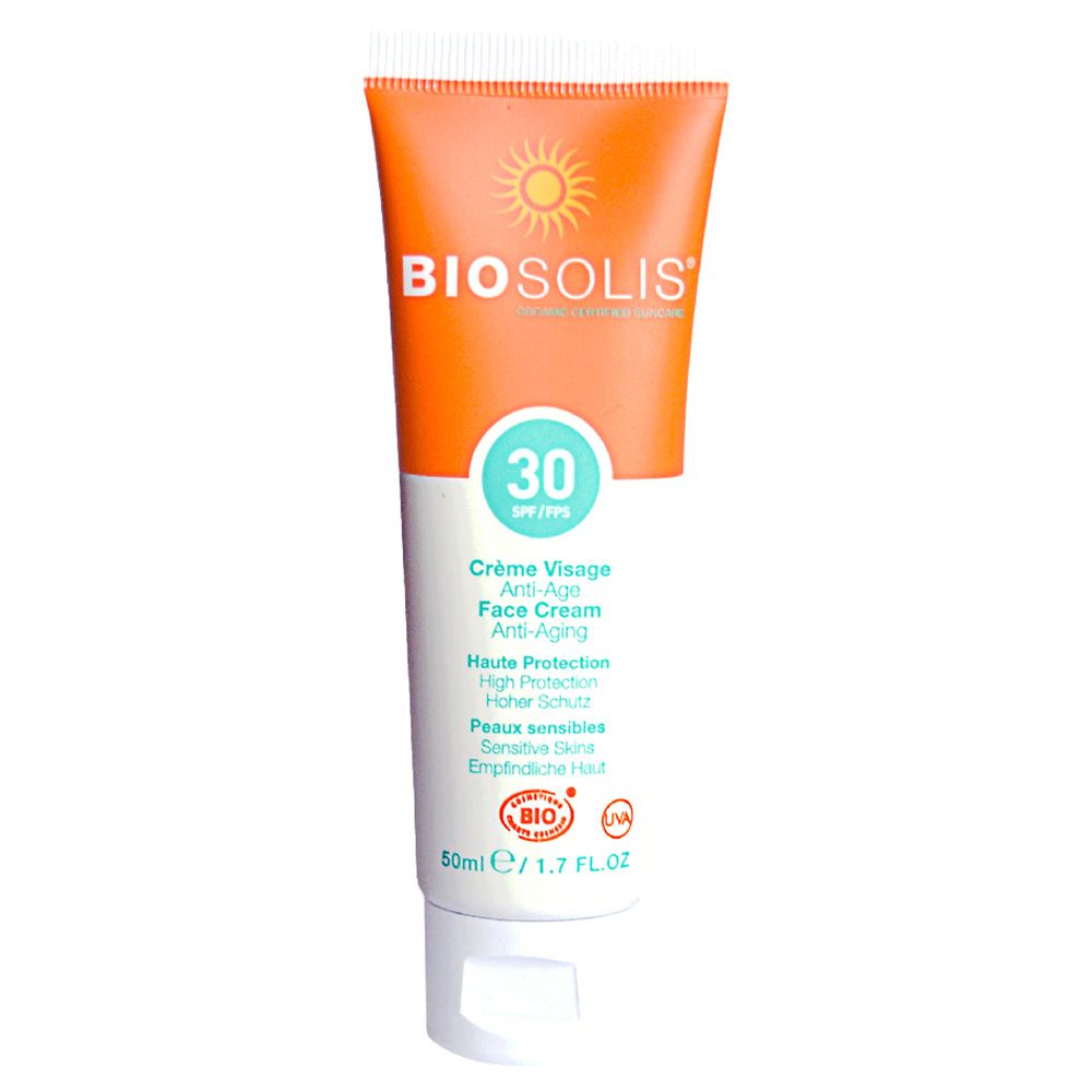 BIOSOLIS - Organic Face Cream SPF 30 Anti-Aging - 50ml