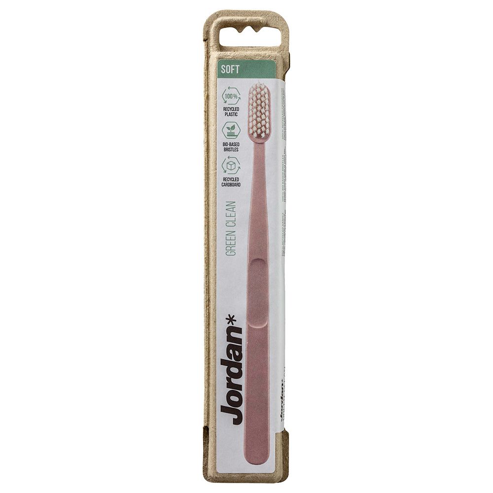 Jordan - Tooth Brush Green Clean Soft - Beige