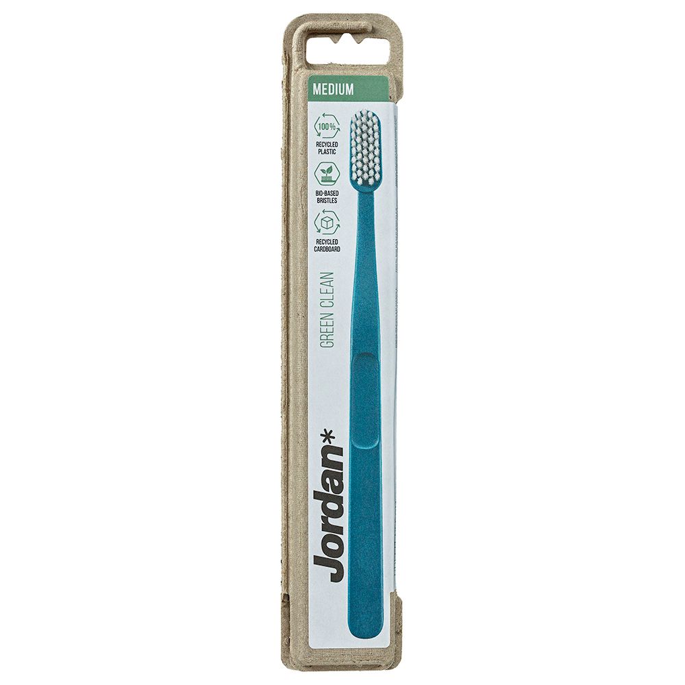 Jordan - Tooth Brush Green Clean Medium - Blue