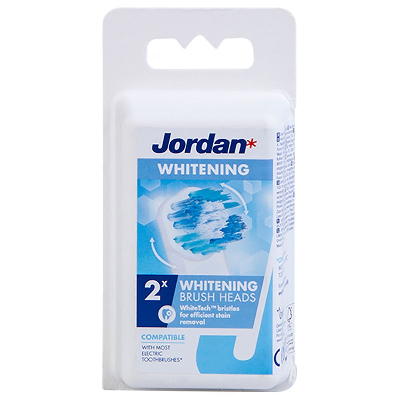 Jordan - Whitening Brush Heads Pack of 2 - White