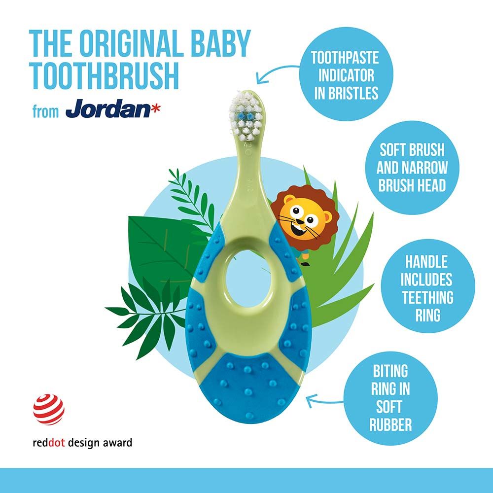 Jordan - "Step by Step" Baby Toothbrush - 0-2 Years