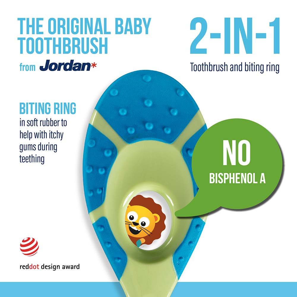 Jordan - "Step by Step" Baby Toothbrush - 0-2 Years