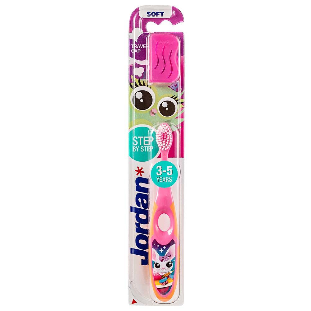 Jordan - "Step by Step" Child Toothbrush - 3-5y, 1pc -  Assorted