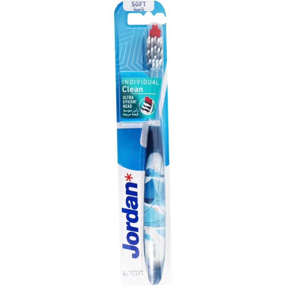 Jordan Individual Clean Soft Toothbrush Assorted Color and Design