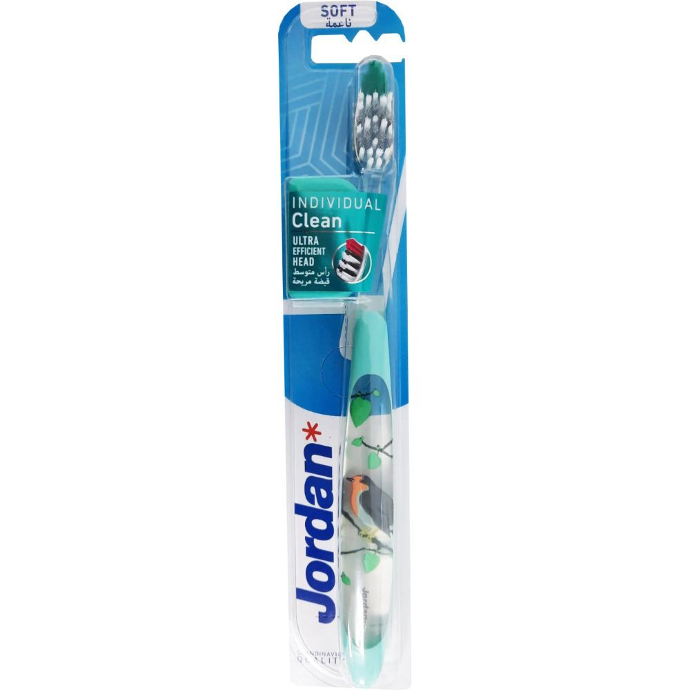 Jordan Individual Clean Soft Toothbrush Assorted Color and Design