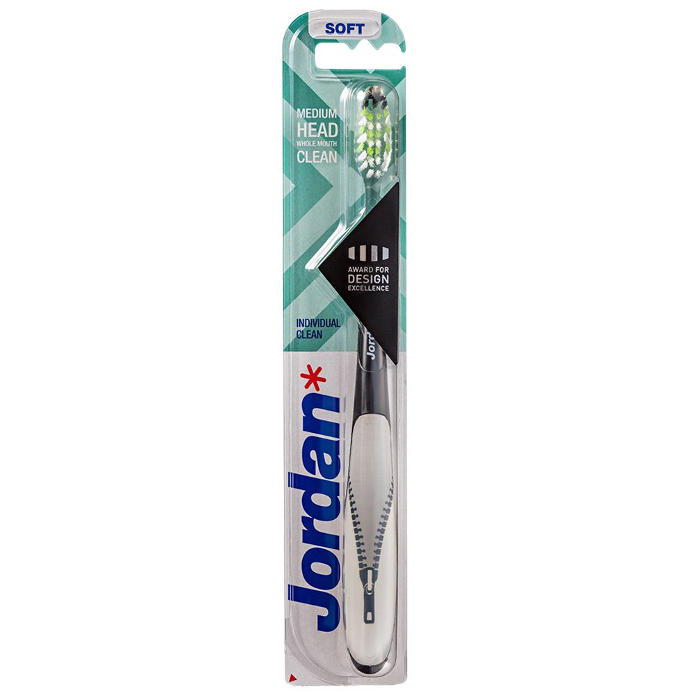 Jordan Individual Clean Soft Toothbrush Assorted Color and Design