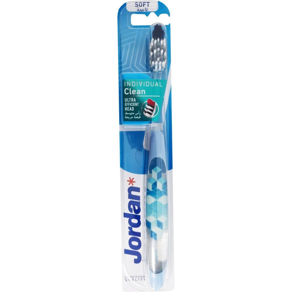 Jordan Individual Clean Soft Toothbrush Assorted Color and Design