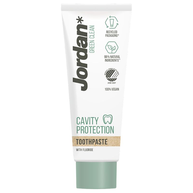 Jordan - Clean Cavity Protection Toothpaste 75ml - Green