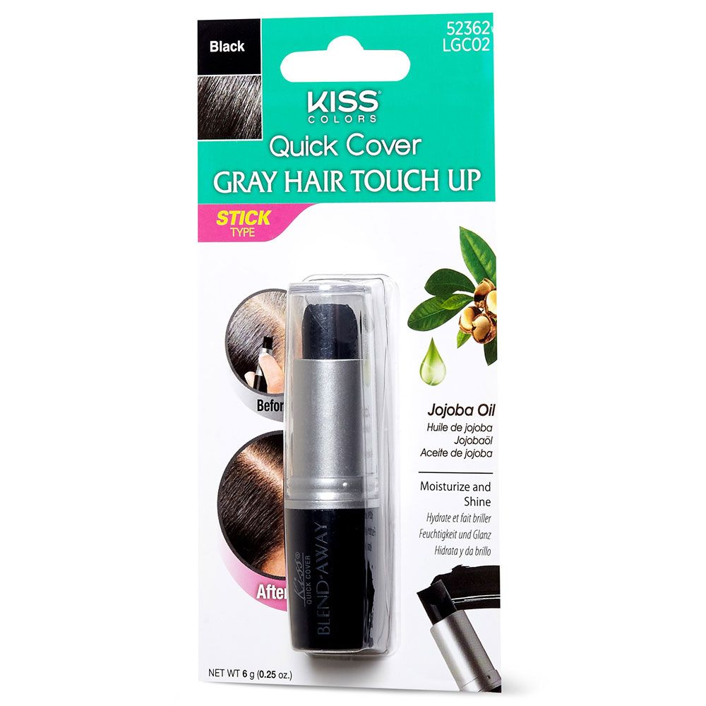 Kiss - Touch Up Hair Color Stick - Black