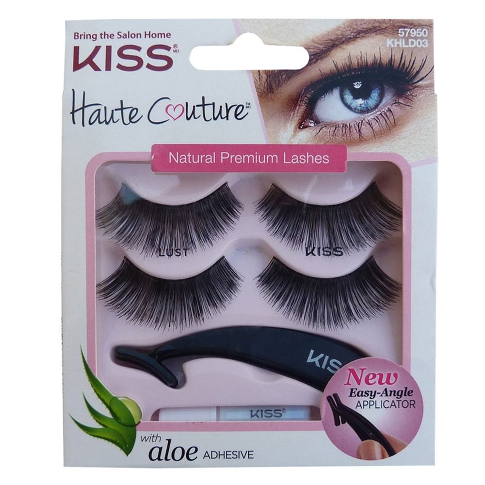 KISS Haute Couture Eyelashes Duo Pack With Applicator KHLD03