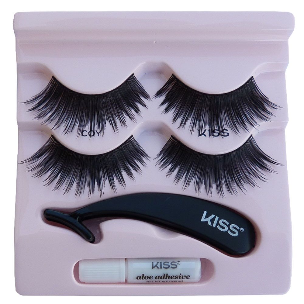 KISS Haute Couture Eyelashes Duo Pack With Applicator KHLD04