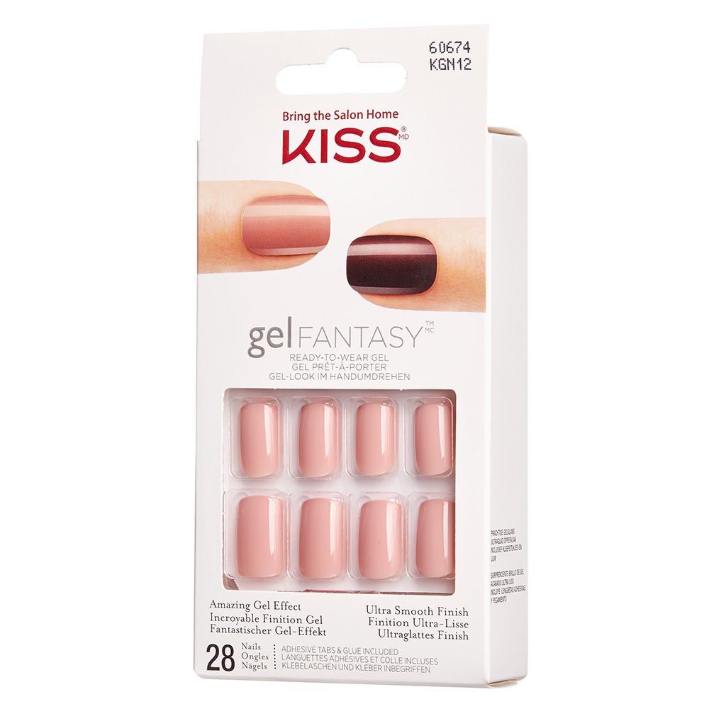 KISS - Gel Fantasy Nails Short Length - Pink