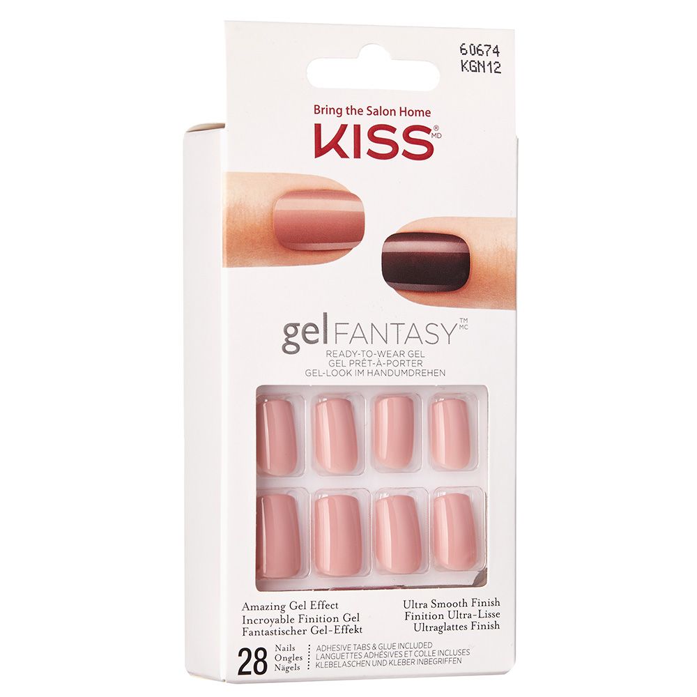 KISS - Gel Fantasy Nails Short Length - Pink