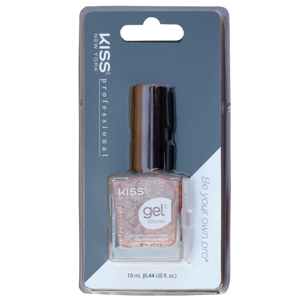 Kiss - Gel Strong Nail Polish - Champagne Golden