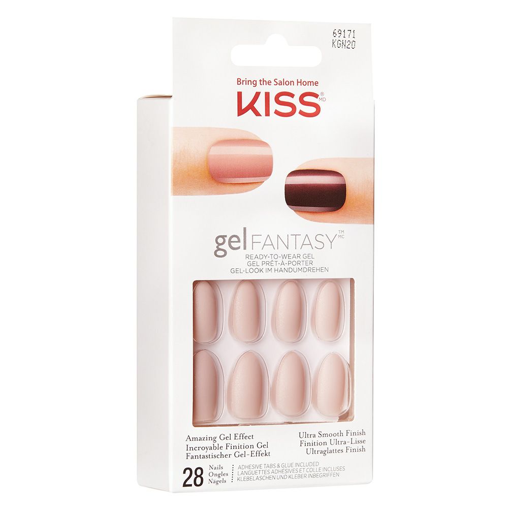 KISS - Gel Fantasy Nails Medium Length - Beige