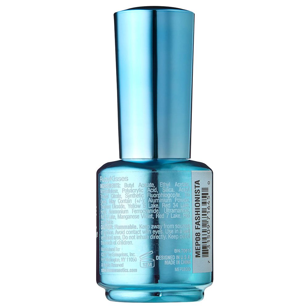 Kiss - Ruby Kisses Mirror Effect Nail Polish - Turquoise