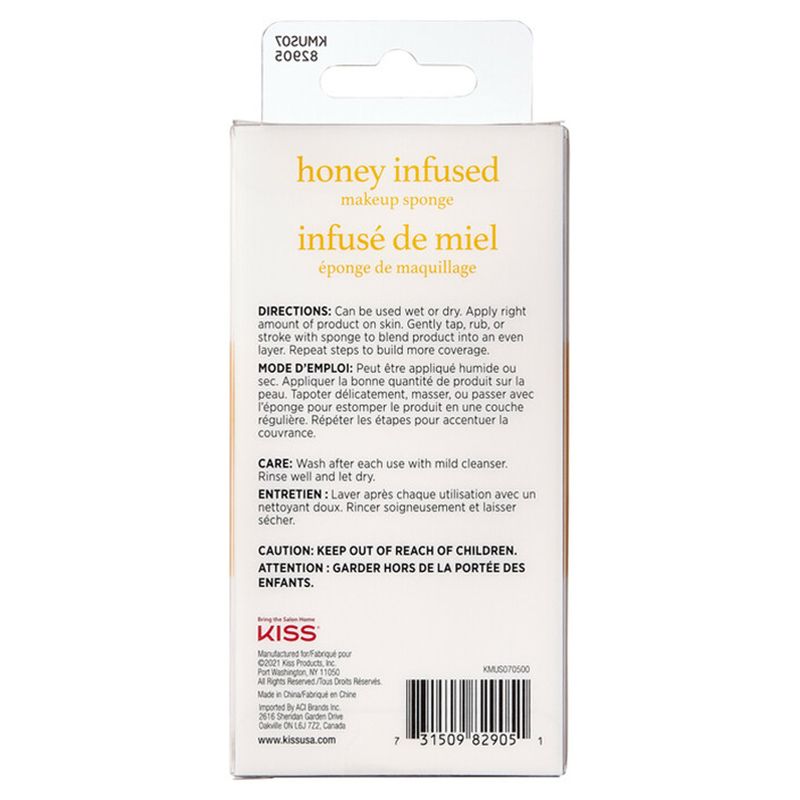 Kiss - Honey Infused Make Up Sponge