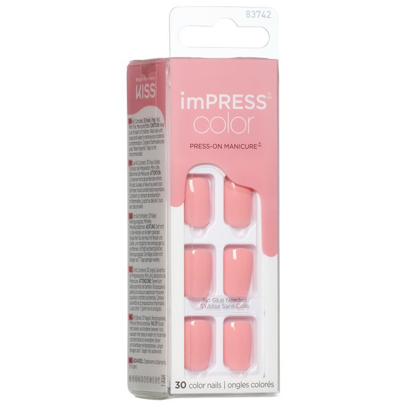 Kiss - Impress Nails Color - Pretty Pink