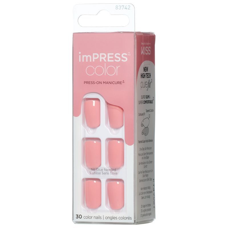 Kiss - Impress Nails Color - Pretty Pink