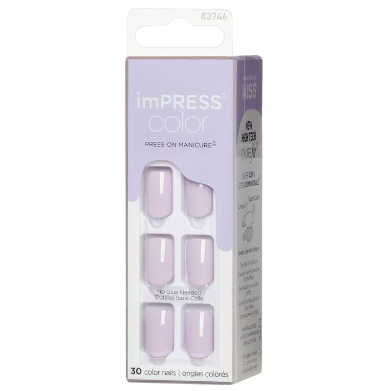 Kiss - Impress Nails Color - Picture Purplect