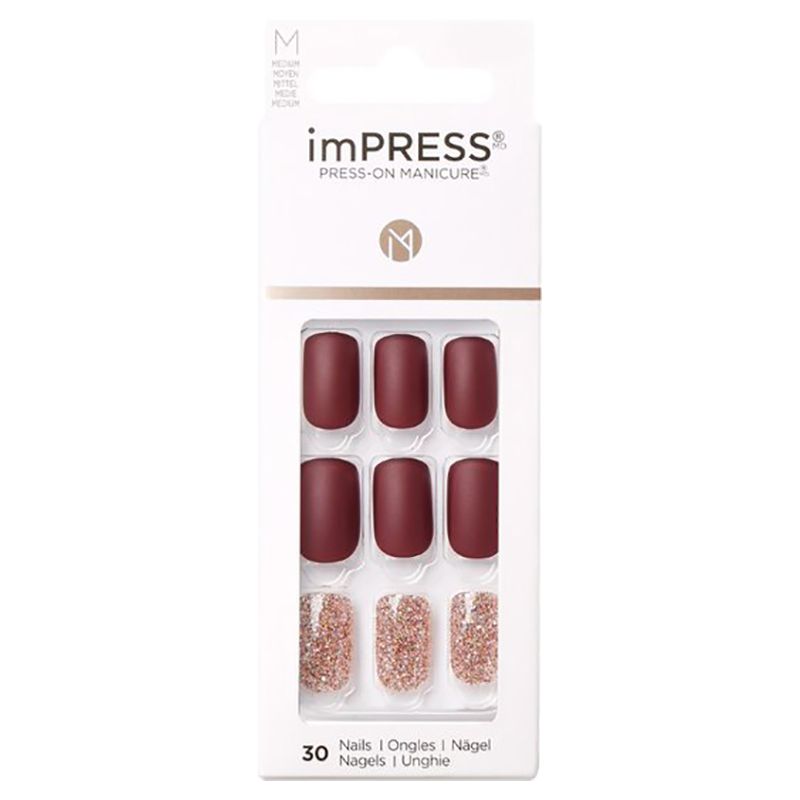 Kiss - Impress Medium Nails - Hero - Brown