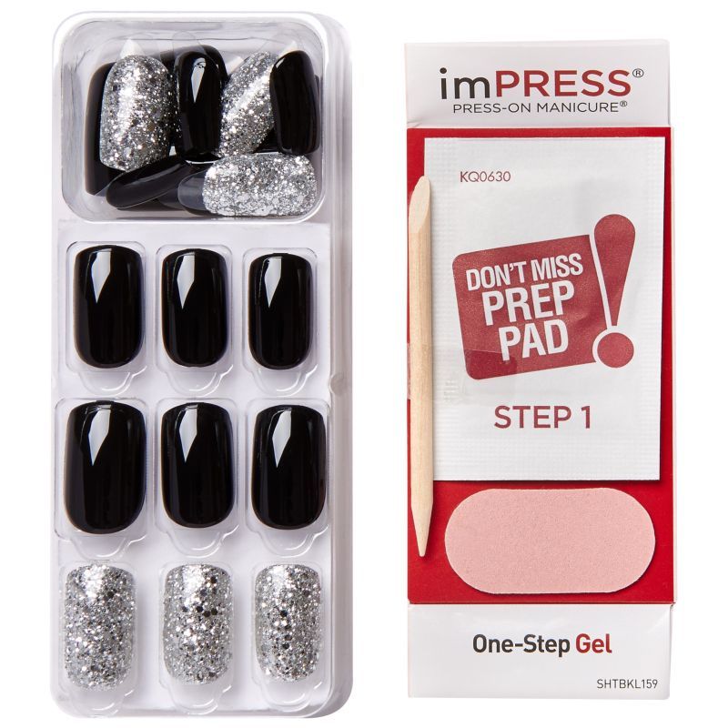 Kiss - Impress Nails Medium - Destiny - Black 