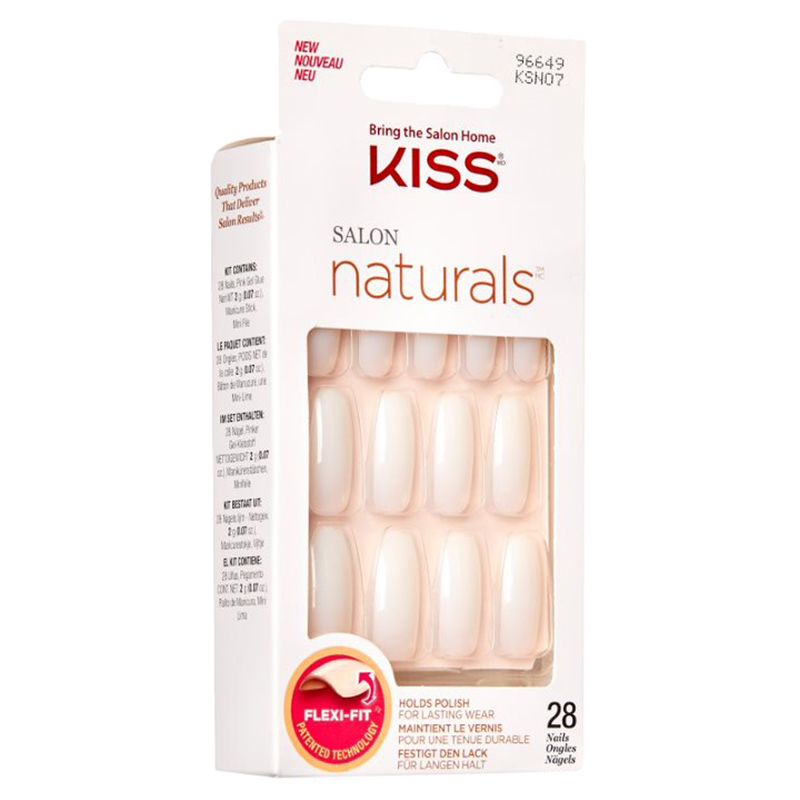 Kiss - Salon Naturals Coffin Shape Long Nails