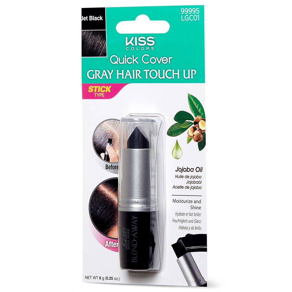 Kiss - Touch Up Hair Color Stick - Jet Black