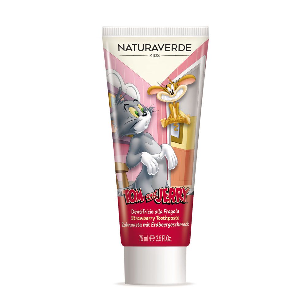 Naturaverde - Tom & Jerry Strawberry Toothpaste 75 ml