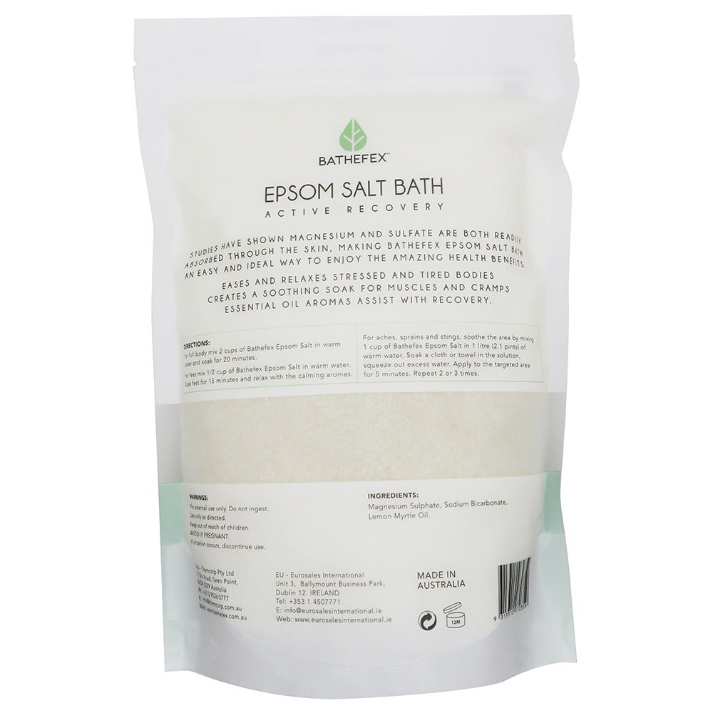 Bathefex - Epsom Salt Bath Active Recovery 1.4kg